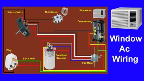 window ac capacitor wiring diagram 